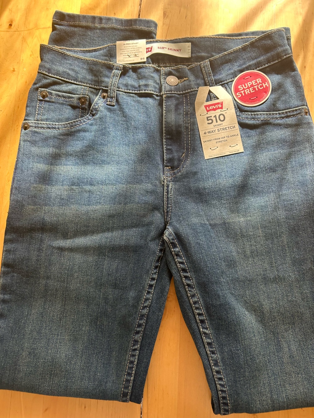 Levi’s 510 Skinny Jeans 4 Way Super Stretch 27  Regular